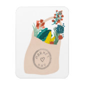 Obst- und Gemüseanbau Bauern Markt Magnet (Vertikal)