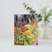 Obst- und Gemüsehalle Postkarte (Stehend Vorderseite)