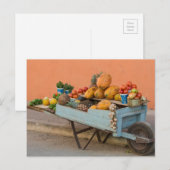 Obst- und Gemüsekarren, Kuba Postkarte (Vorne/Hinten)