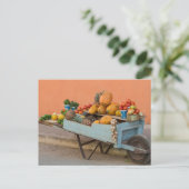 Obst- und Gemüsekarren, Kuba Postkarte (Stehend Vorderseite)