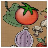 Obst- und Gemüseliebhaber Stoff (Nahaufnahme)