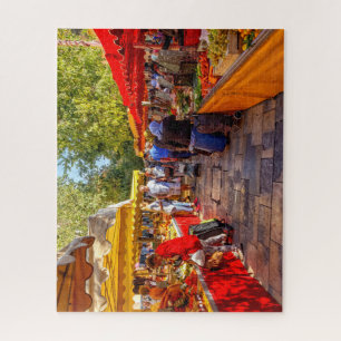 Obst- und Gemüsemarkt, Toulon, Provence, Frankreic Puzzle