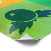 Obst- und Gemüseposter Poster (Ecke)