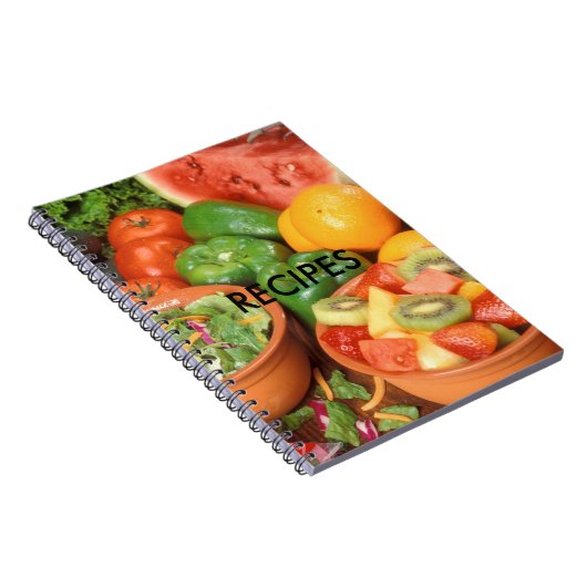 Obst- und GemüseRezepte Notizblock (Rechte Seite)