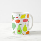 Obst- und GemüseTasse Kaffeetasse (VorderseiteRechts)