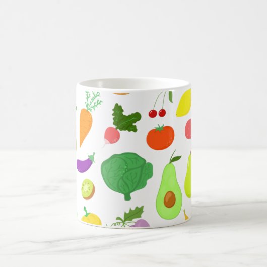 Obst- und GemüseTasse Kaffeetasse (Mittel)