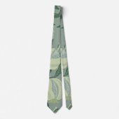 Obst und Granatapfel, in Grüntönen Krawatte (Vorderseite)