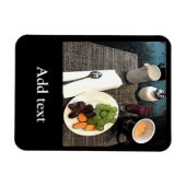 Obst und Kaffee Magnet (Horizontal)