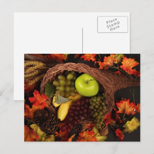 Obst und Lebensmittel Postkarte 28 (Vorne/Hinten)