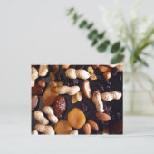 Obst und Nuss Postkarte (Stehend Vorderseite)