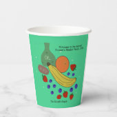 Obst und Öl 8-oz Event Pappbecher (Rückseite)
