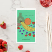 Obst- und Öl-Event Serviette (Beispiel)