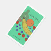 Obst- und Öl-Event Serviette (Ecke)