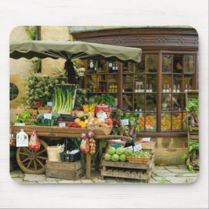 Obst und Veg farbenfrohe englische Village Store Mousepad