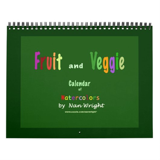 Obst- und Veggie-Kalender Kalender (Titelbild)