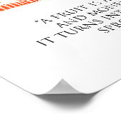 Obst- und Veggie-Plakat Poster (Ecke)