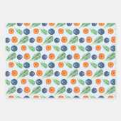 Obst- und Veggie-Verpackungspapier Geschenkpapier Set (Vorderseite 3)