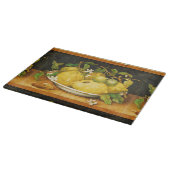 OBST UND WEISSE BLUME DER SAISON SCHNEIDEBRETT (Ecke)