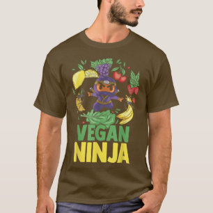 Obst Vegan Ninja Gemüse Gemüse Feinschmecker T-Shirt