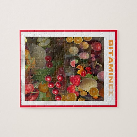 Obst Vitamine Puzzle (Horizontal)