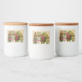 OBST/VÖGEL UND RASPBERRIES DER SAISON ERHALTEN LEBENSMITTELETIKETT (Flaschen)