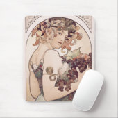 Obst von Alphonse Mucha Mousepad (Mit Mouse)