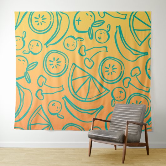 Obst Wandteppich (Beispiel (Horizontal))