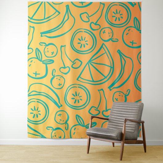 Obst Wandteppich (Beispiel)