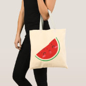 Obst, Wassermelone, niedlich Tragetasche (Vorderseite (Produkt))