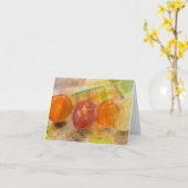 Obstanordnung Nr. 1 Pastelltafel Karte (Gelbe Blume)