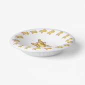 Obstbananen Pappteller (Gewinkelt)