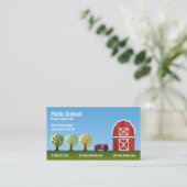 Obstbauern Visitenkarte (Stehend Vorderseite)