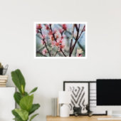 Obstbaum-Blüten-Grafik-Plakat Poster (Heimbüro)