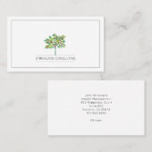 Obstbaum Finanzberater Vermögensverwaltung Visitenkarte (Vorne/Hinten)