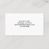 Obstbaum Landscaper Visitenkarte (Rückseite)