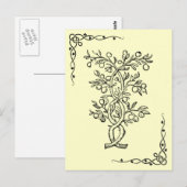 Obstbaum Postkarte (Vorne/Hinten)