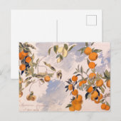 Obstbäume - Edward Lear Feiertagspostkarte (Vorne/Hinten)