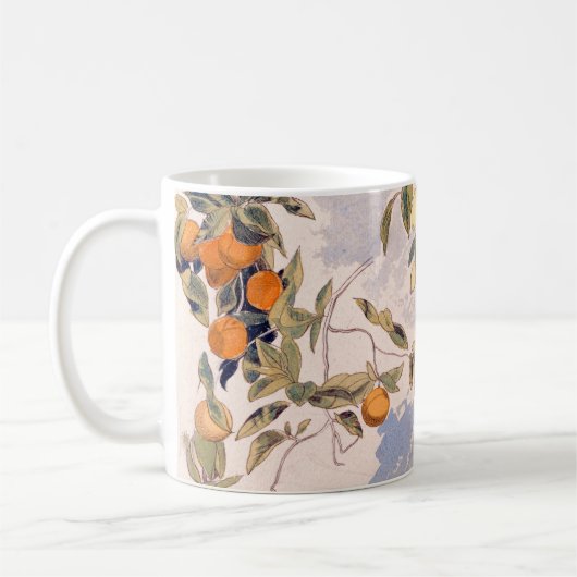 Obstbäume - Edward Lear Kaffeetasse (Links)