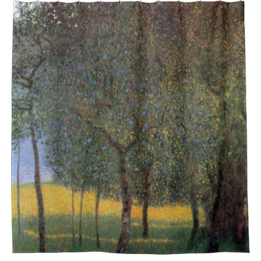 Obstbäume, Gustav Klimt Duschvorhang (Vorderseite)