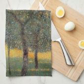 Obstbäume, Gustav Klimt Geschirrtuch (Viertel Falte)