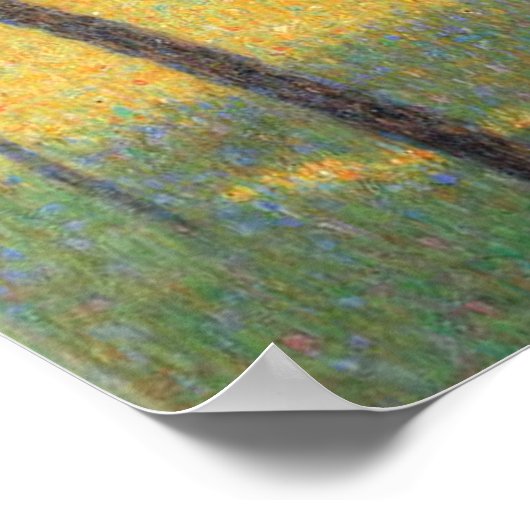 Obstbäume, Gustav Klimt Poster (Ecke)