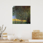 Obstbäume, Gustav Klimt Poster (Küche)