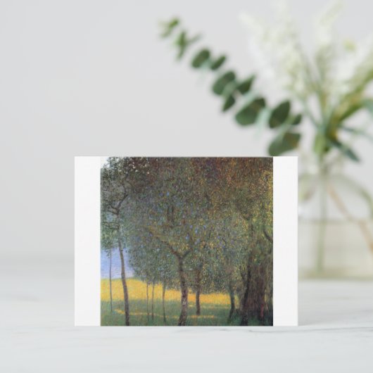 Obstbäume, Gustav Klimt Postkarte (Stehend Vorderseite)