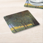 Obstbäume, Gustav Klimt Rechteckiger Pappuntersetzer (angewinkelt)