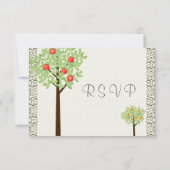 Obstbäume UAWG Hochzeit Einladung. Einladung (Rückseite)