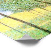 Obstbäume von Gustav Klimt Poster (Ecke)