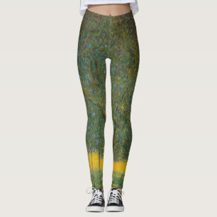 Obstbäume von Gustav Klimt, Vintager Jugendstil Leggings