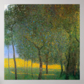Obstbäume von Gustav Klimt, Vintager Jugendstil Poster (Vorne)