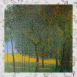 Obstbäume von Gustav Klimt, Vintager Jugendstil Puzzle<br><div class="desc">Obstbäume (1901) von Gustav Klimt ist eine Vintage Viktorianische Epoche Symbolismus feine Kunstmalerei. Eine Naturlandschaft mit Bio Obstbäumen in einem Obstgarten während der Frühlings- oder Sommersaison mit reifen Früchten und blühenden Blume. Über den Künstler: Gustav Klimt (1862-1918) war ein österreichischer Symbolik-Maler und einer der prominentesten Mitglieder der Wiener Jugendstil-Bewegung.</div>