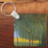 Obstbäume von Gustav Klimt, Vintager Jugendstil Schlüsselanhänger (Vorderseite)